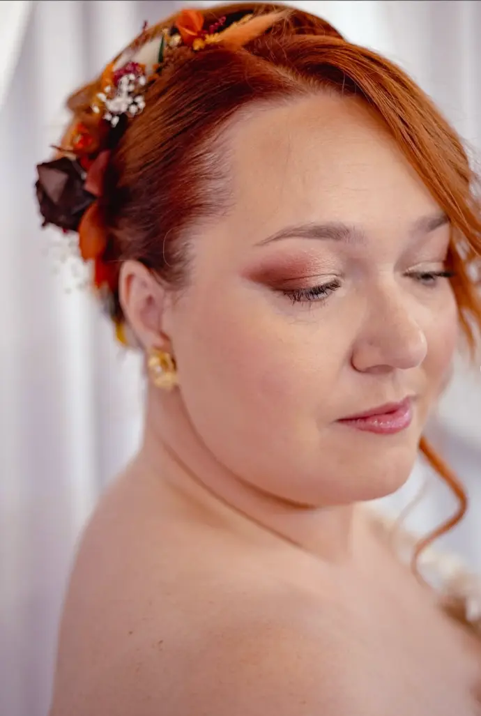 Maquillage mariée glamour