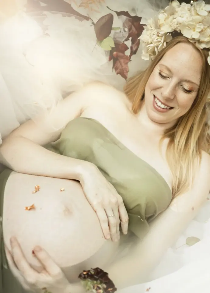 shooting photo bain de lait 